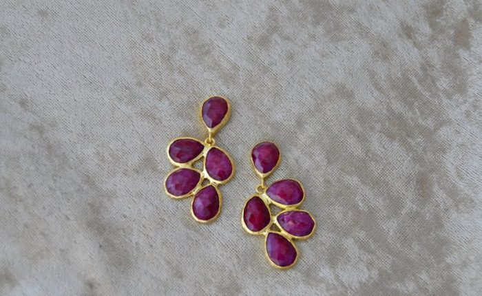 Pendientes buganvilla