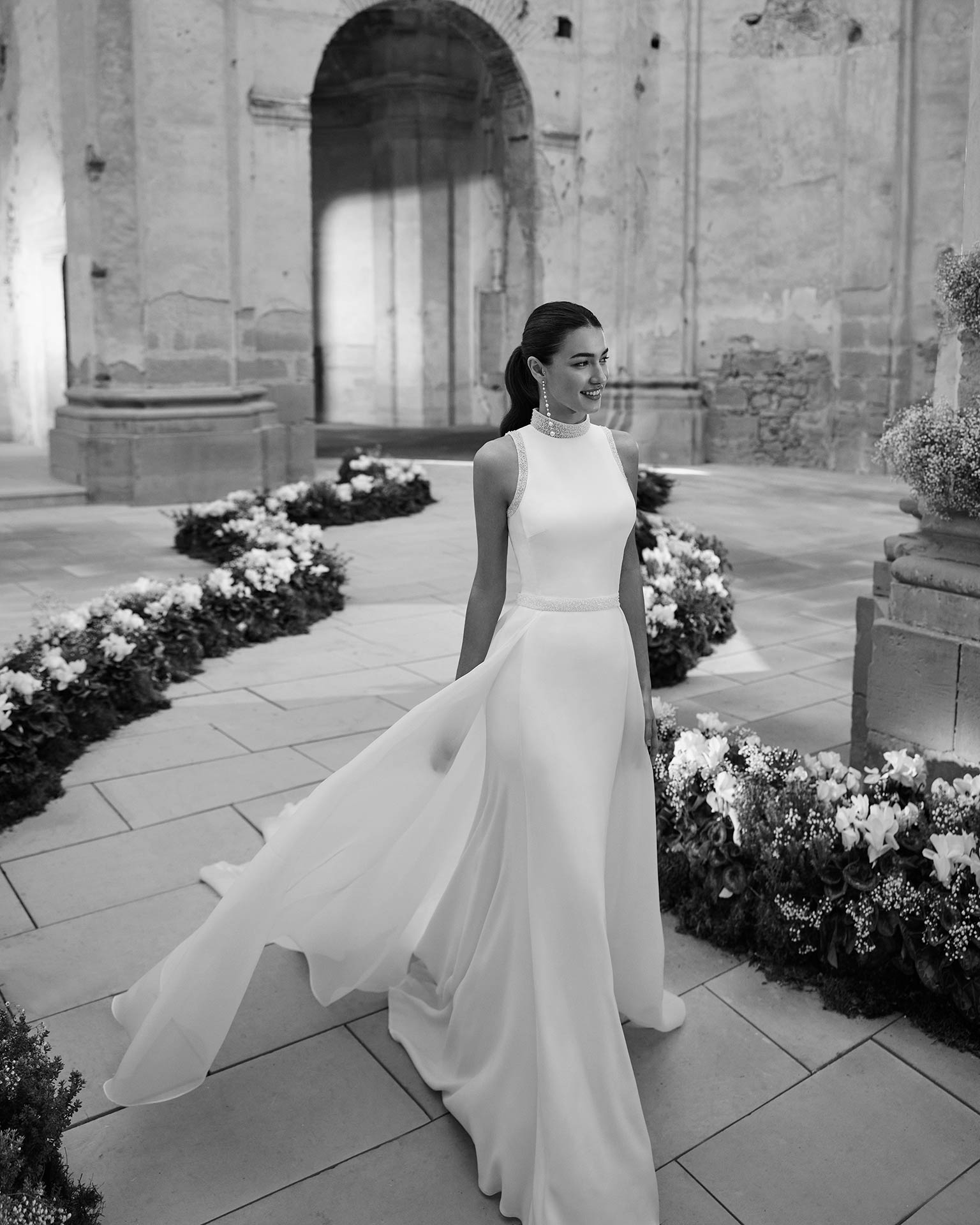 Vestido Novia Aire Barcelona Magali