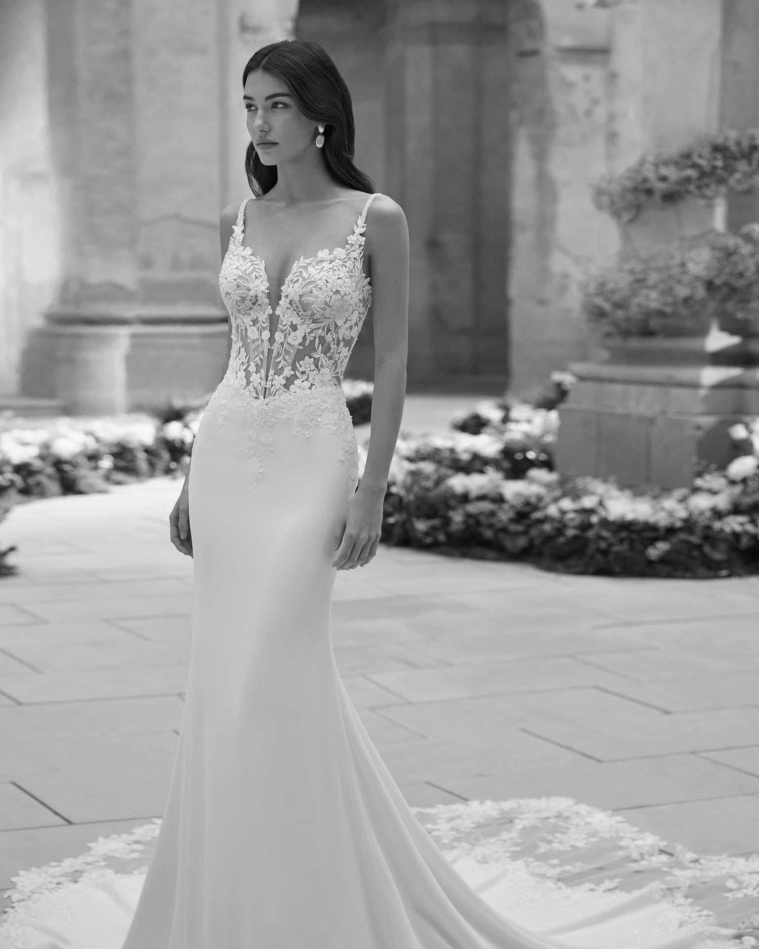 Vestido Novia Aire Barcelona Mariana
