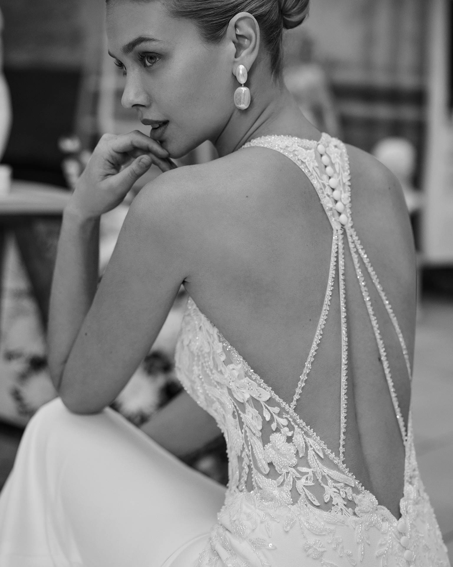 Vestido Novia Aire Barcelona Maribel